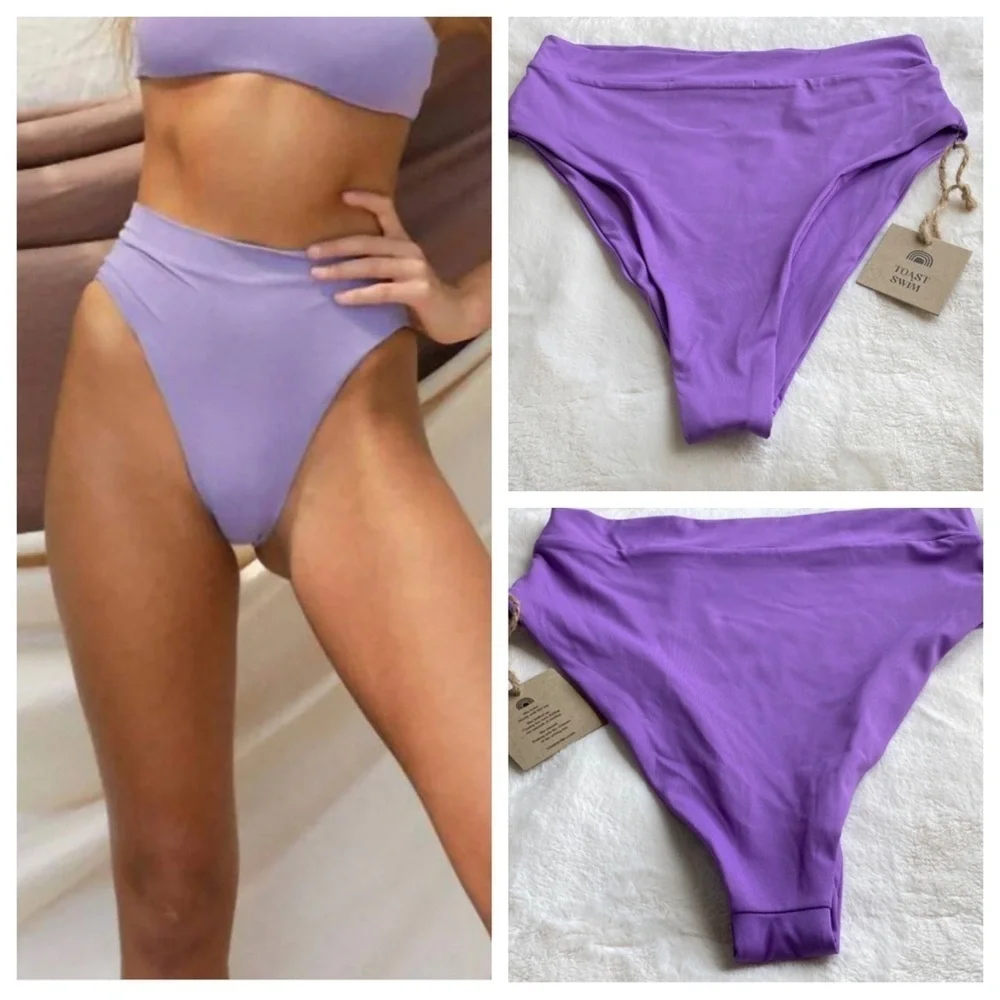New! Stone Fox Swim x Free People high rise bikini bottom 14774